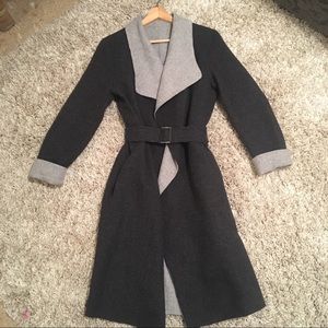 Reversible White House Black Market Wool Coat